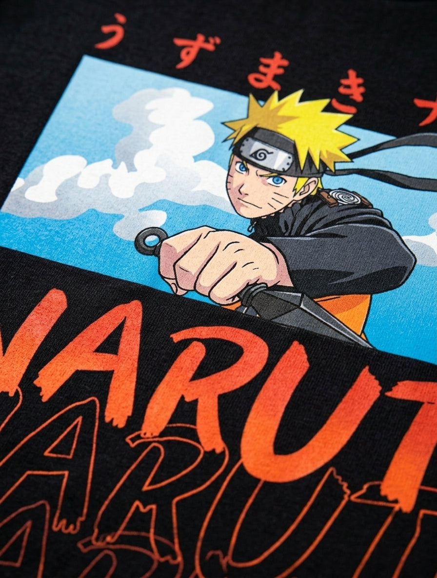 Naruto Uzumaki Official Anime Graphic T-shirt