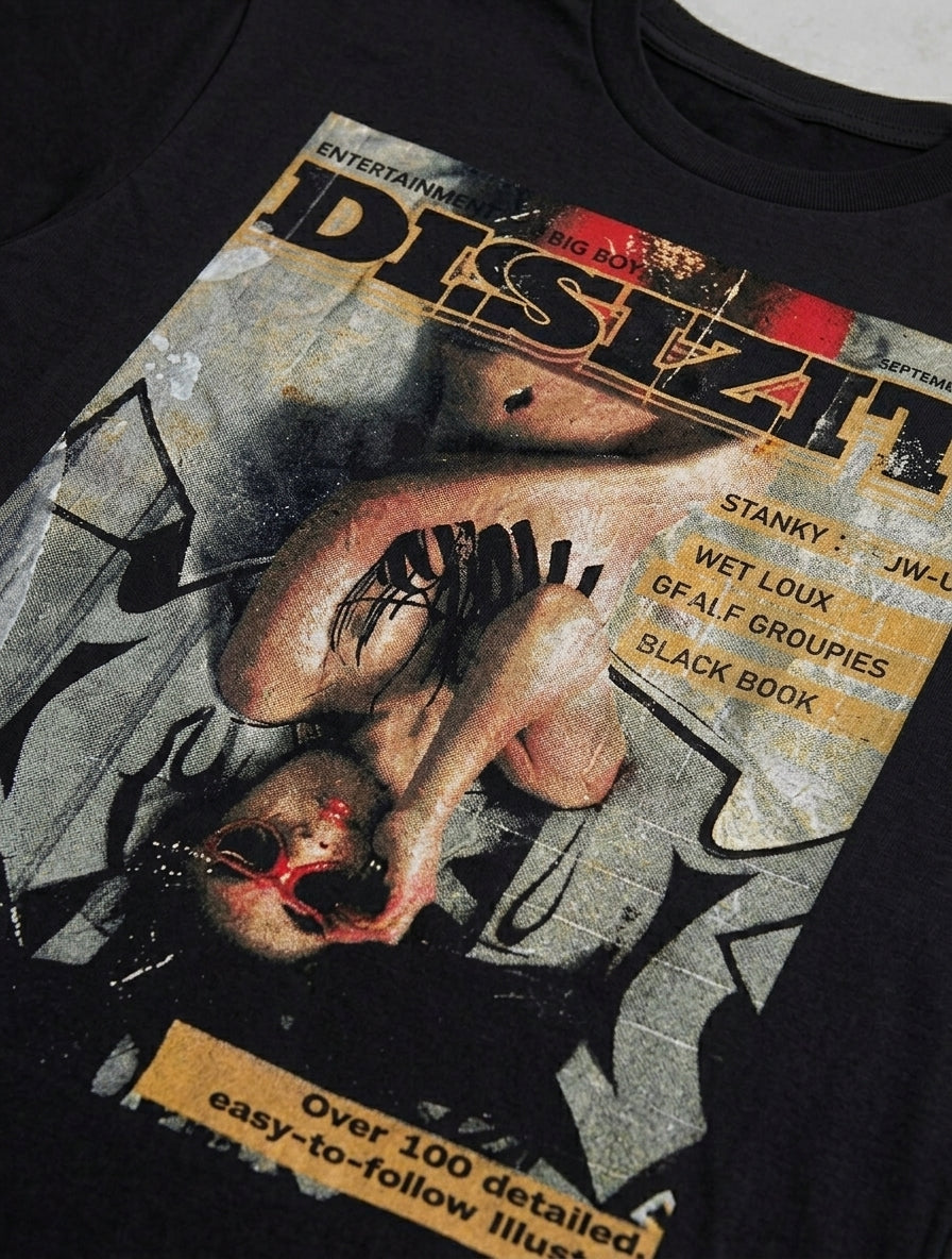 "Dissizit" Magazine Cover Graphic Tshirt