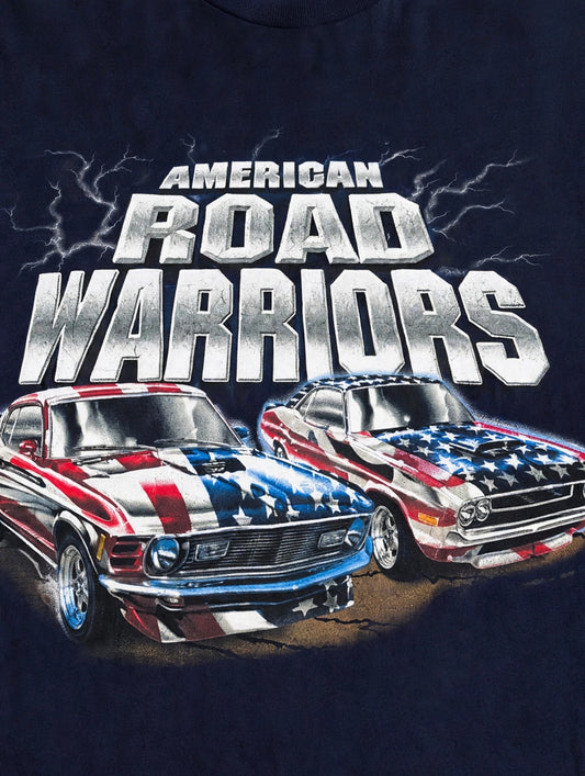 American Road Warriors Muscle Car Graphic T-shirt
