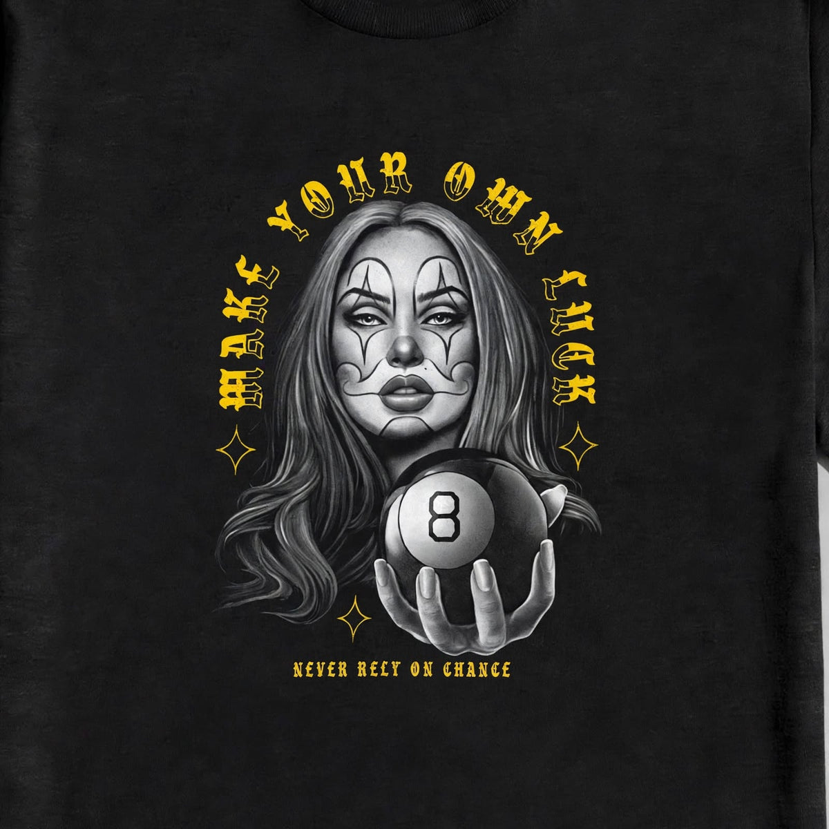 "Make Your Own Luck" 8-Ball Graphic Tshirt