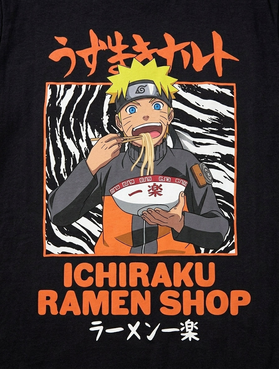 Naruto "Ichiraku Ramen Shop" Official Anime Graphic Tshirt