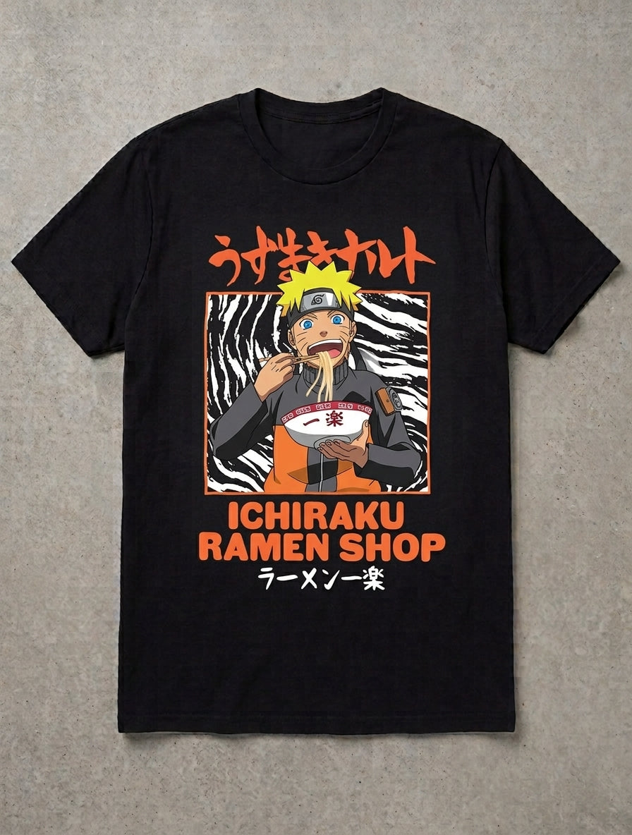Naruto "Ichiraku Ramen Shop" Official Anime Graphic Tshirt