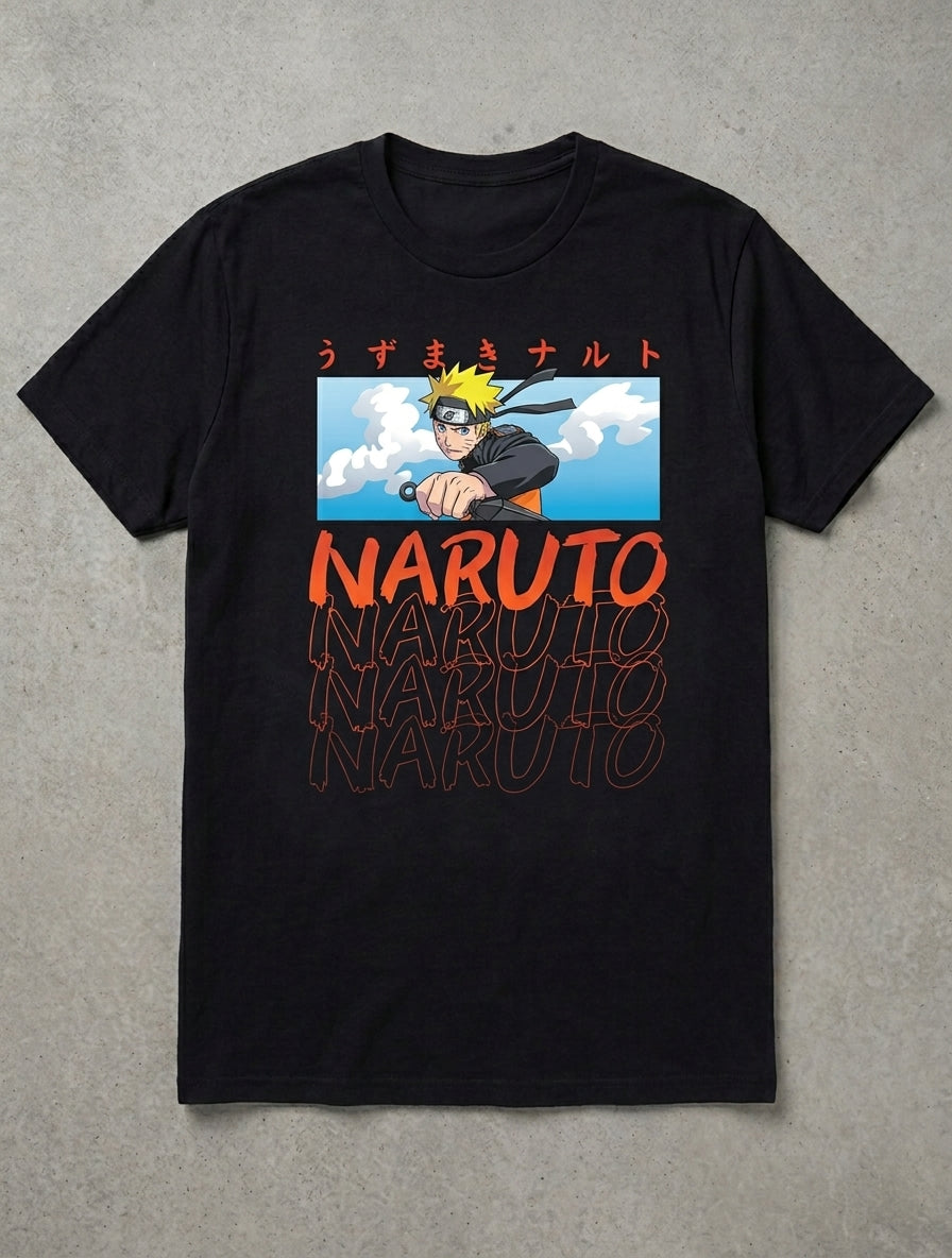 Naruto Uzumaki Official Anime Graphic T-shirt