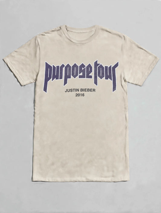 Justin Bieber "Purpose Tour 2016" Official Concert Graphic Tshirt