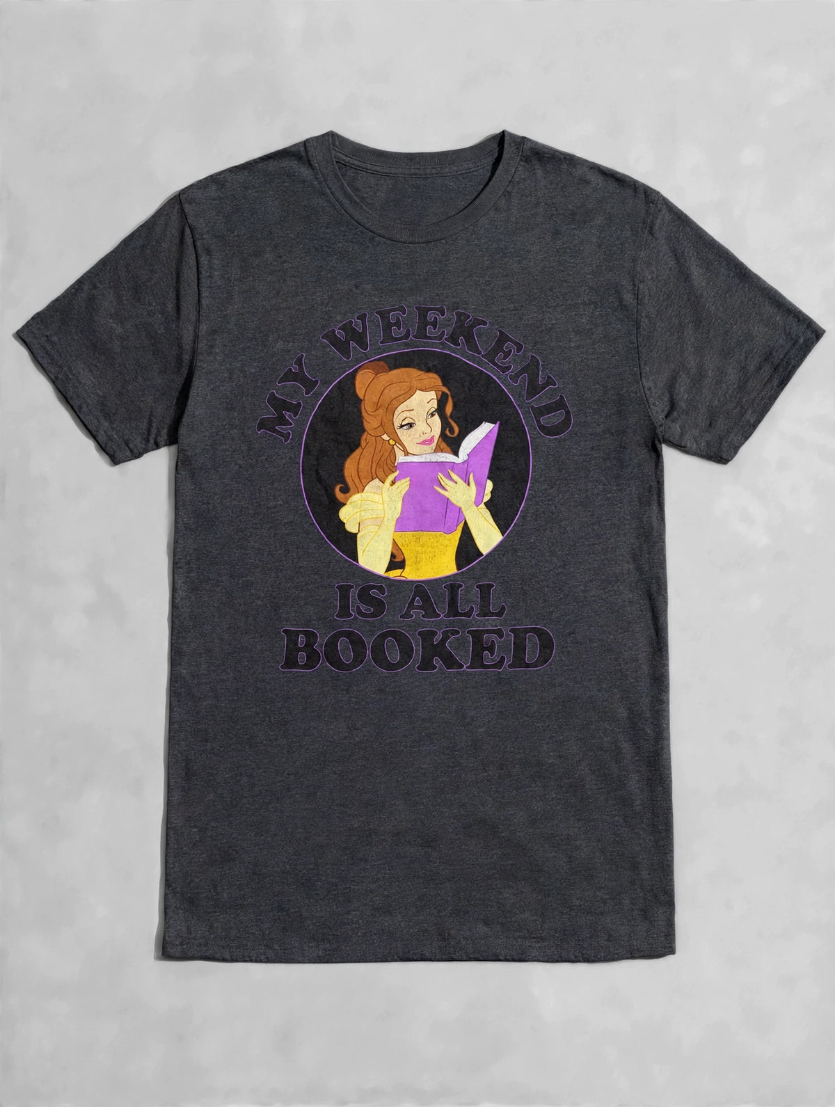 Disney Belle "My Weekend Is All Booked" Official Graphic T-shirt