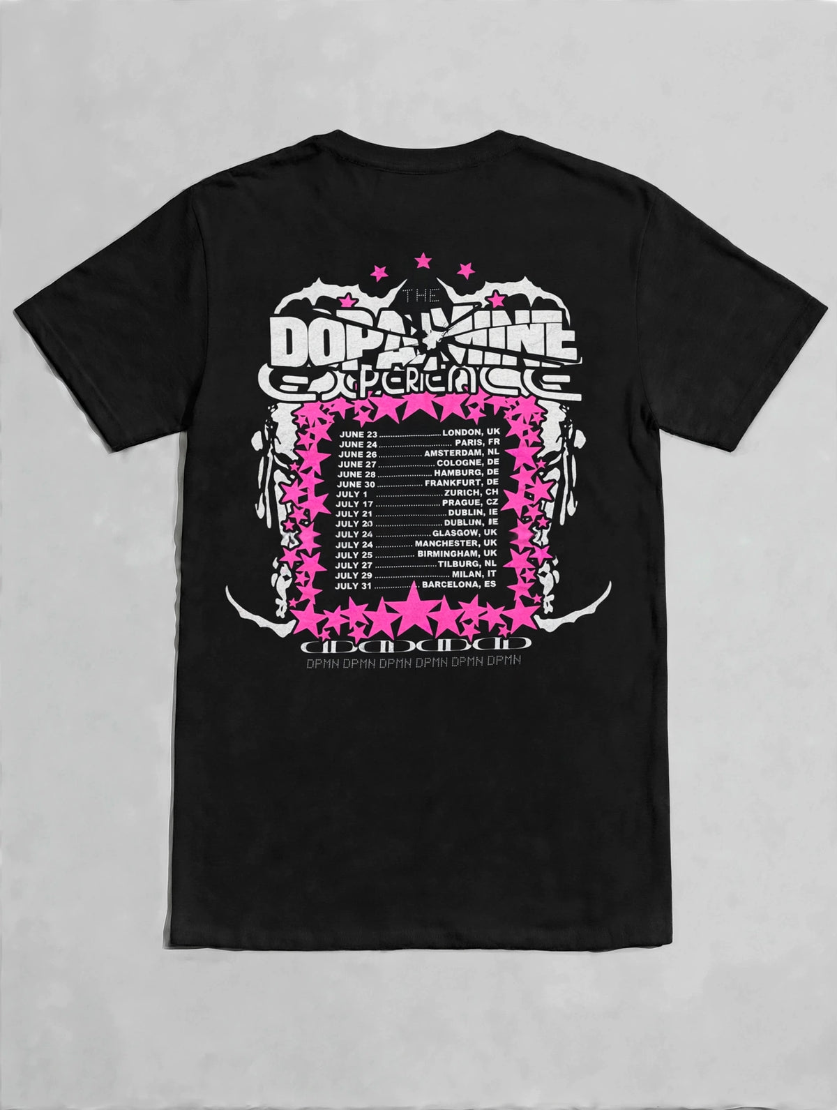 The Dopamine Experience "Europe Tour '25" Official Graphic T-shirt