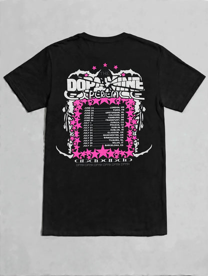The Dopamine Experience "Europe Tour '25" Official Graphic T-shirt