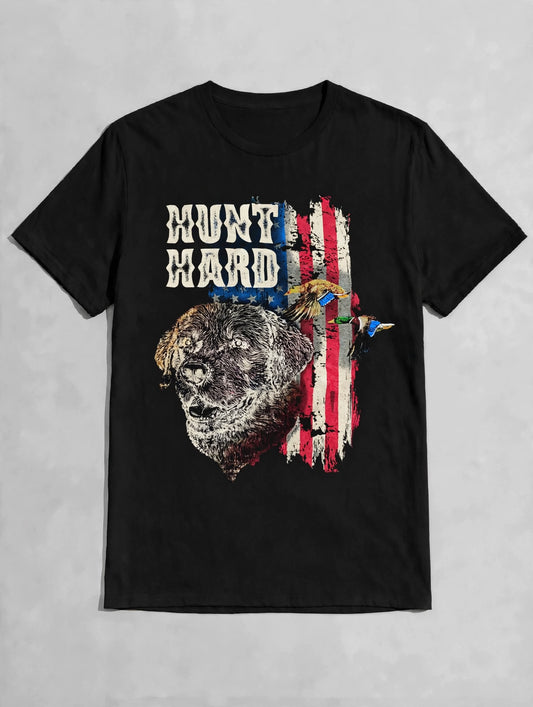 Hunting Dog Graphic T-shirt