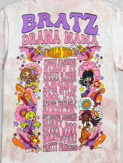 Bratz "Moon Garden" Official Tie-Dye Graphic Tshirt