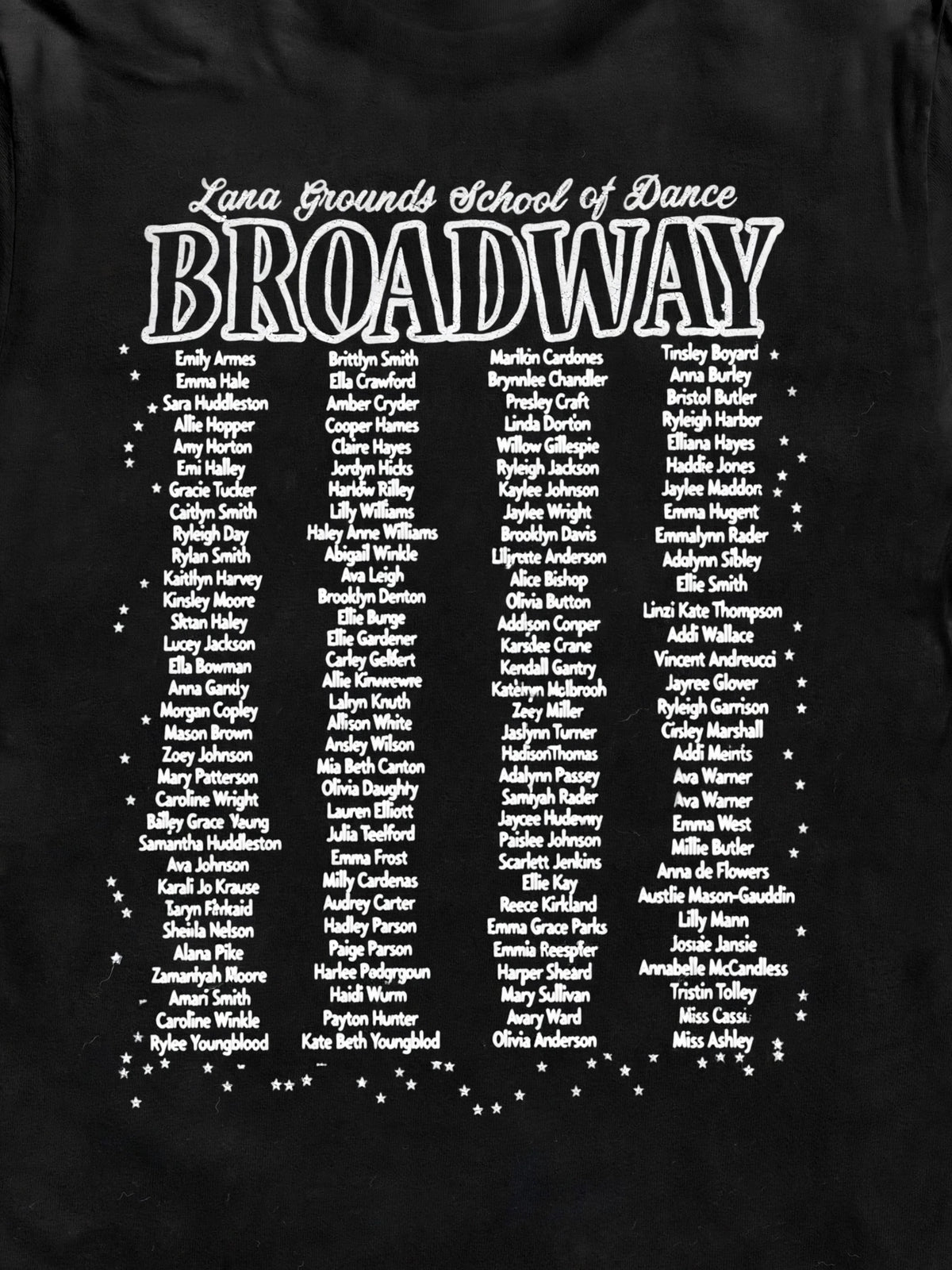 Broadway Playbill Graphic T-shirt