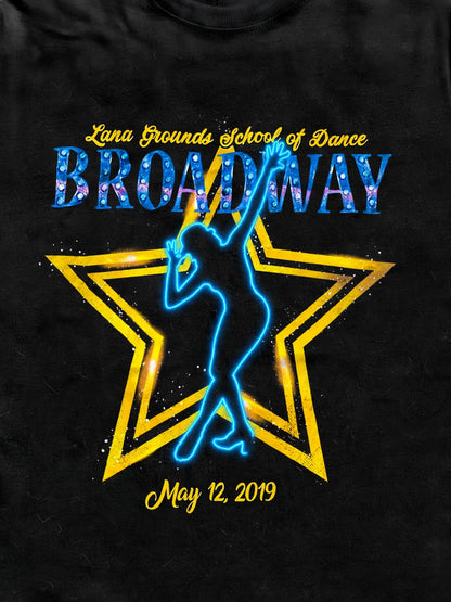 Broadway Playbill Graphic T-shirt