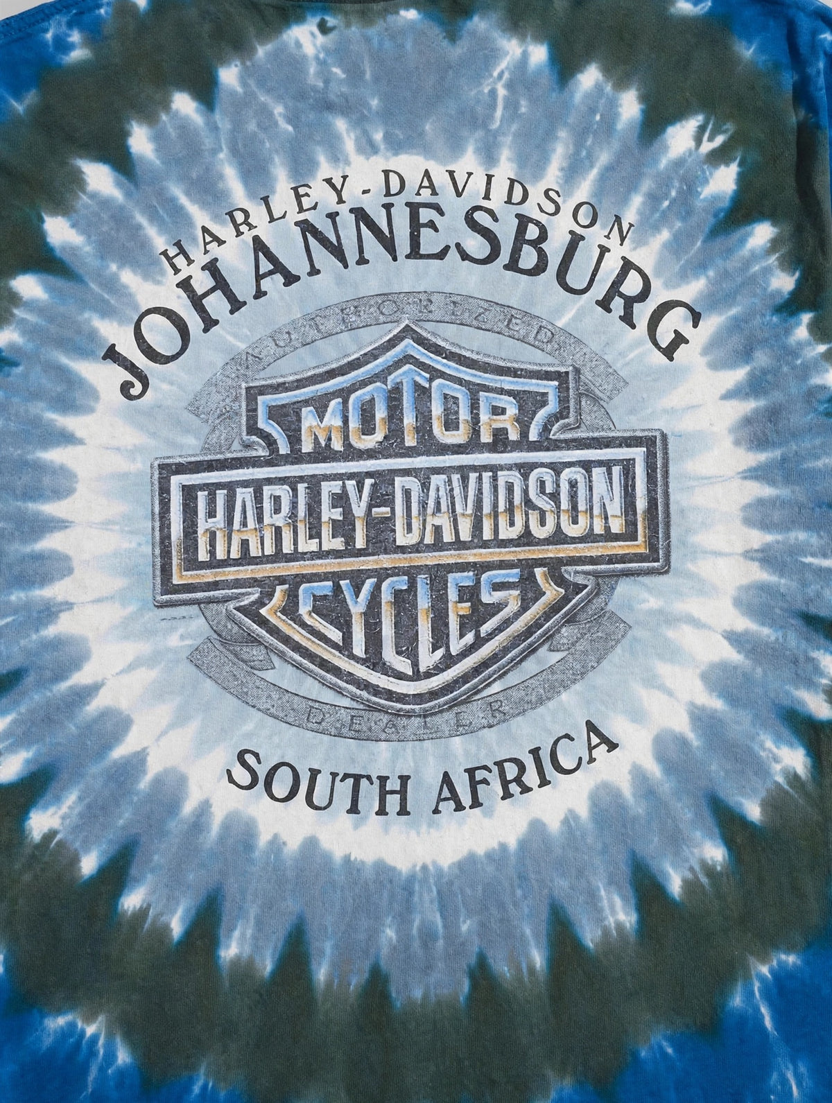 Harley-Davidson Motorcycles Official Tie-Dye Graphic Tshirt