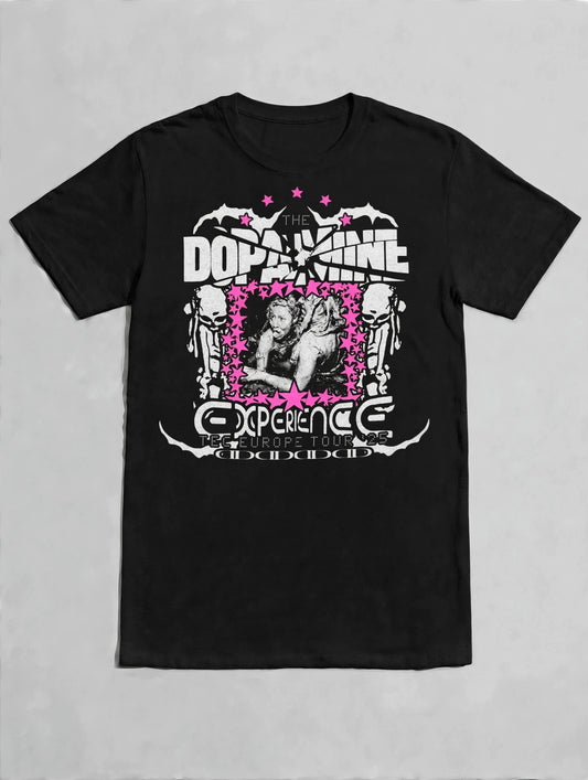 The Dopamine Experience "Europe Tour '25" Official Graphic T-shirt