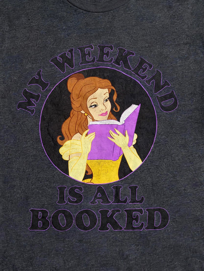 Disney Belle "My Weekend Is All Booked" Official Graphic T-shirt