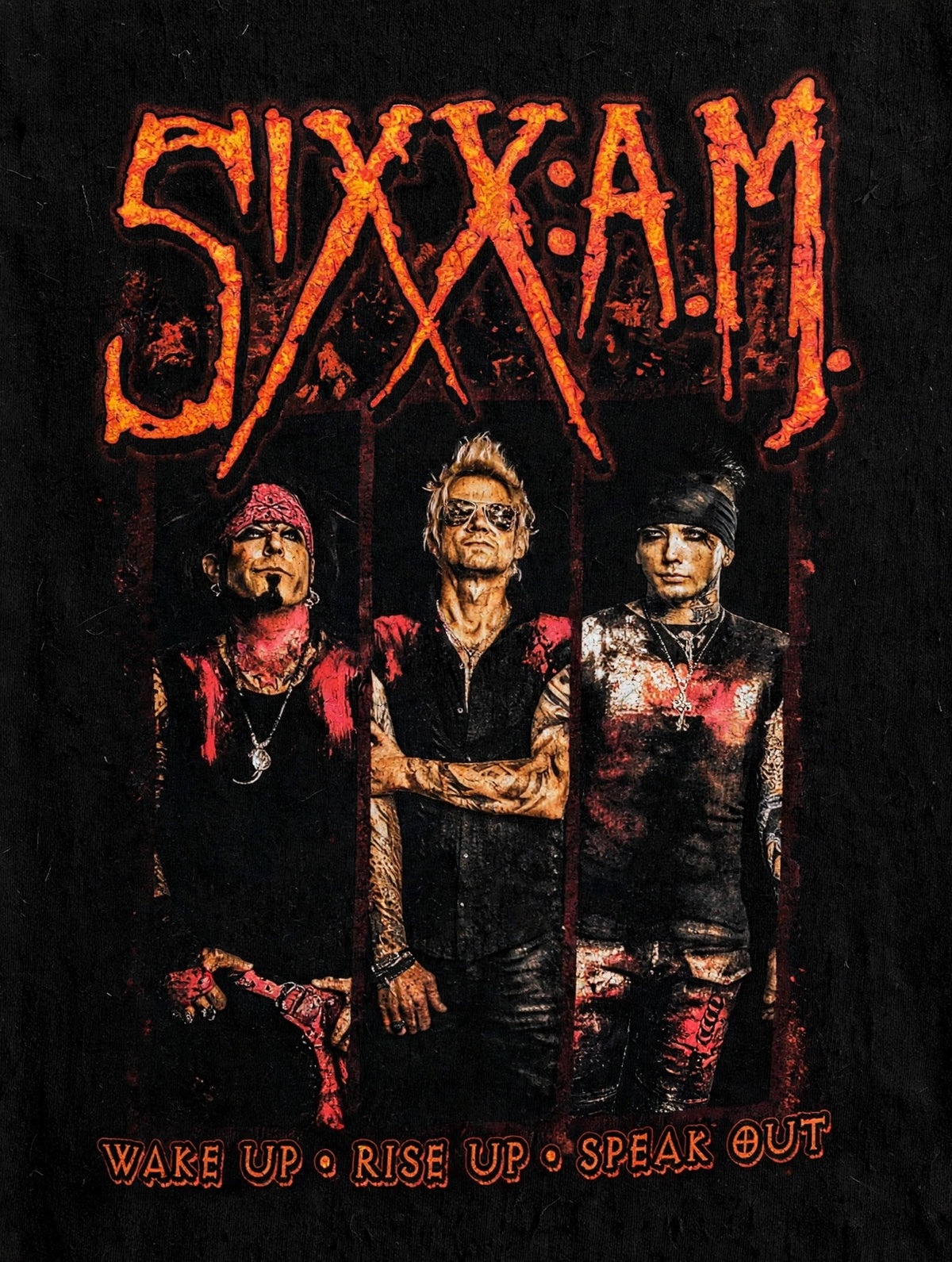 Sixx: A.M. Band Graphic T-shirt