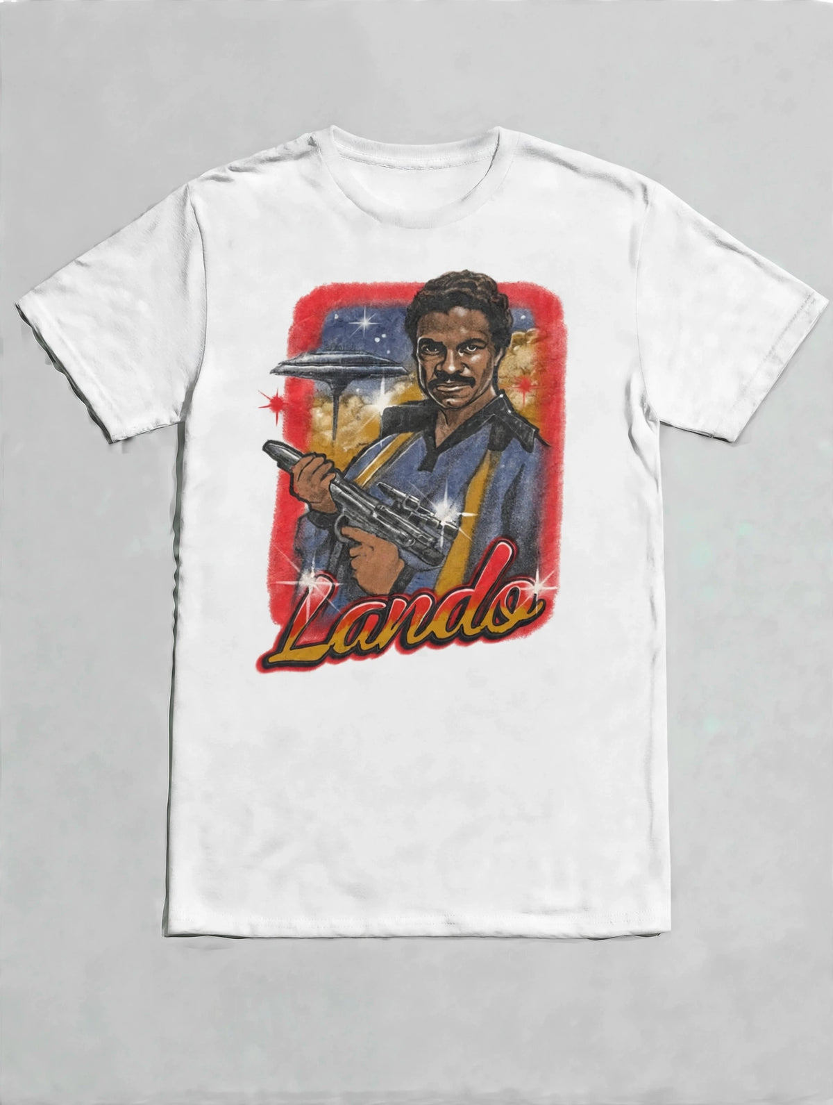 Star Wars "Lando" Official Airbrush-Style Graphic T-shirt