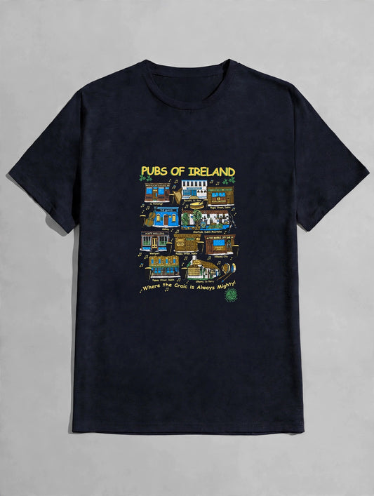 "Pubs of Ireland" Graphic Tshirt