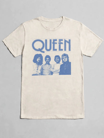 Queen Official Band Photo Graphic Tshirt