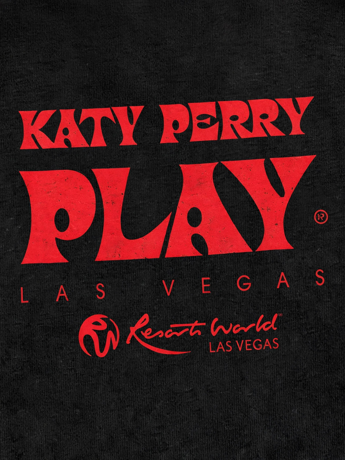 Katy Perry "PLAY" Las Vegas Residency Official Graphic Tshirt