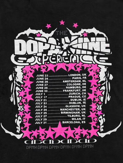 The Dopamine Experience "Europe Tour '25" Official Graphic T-shirt
