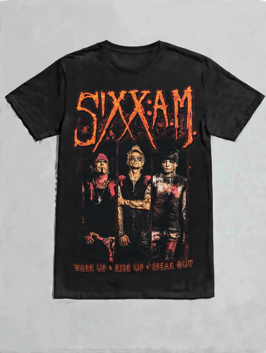 Sixx: A.M. Band Graphic T-shirt