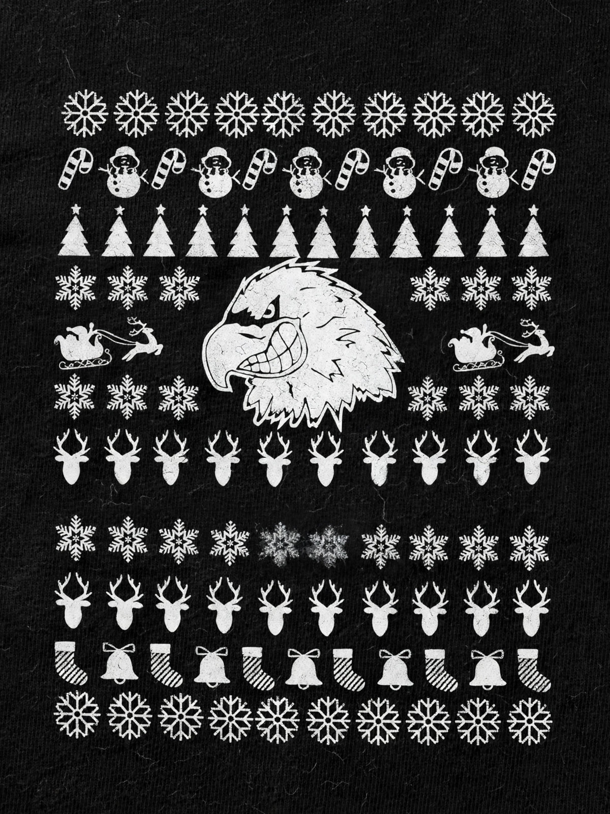 Eagle Ugly Holiday Print T-shirt