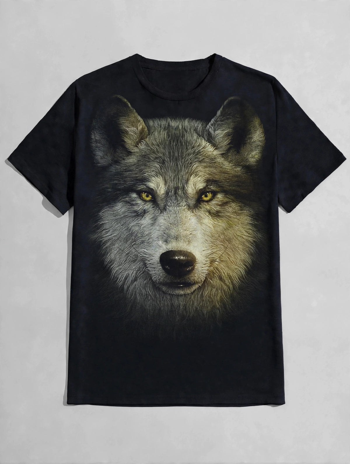 Realistic Wolf Portrait Graphic Tshirt