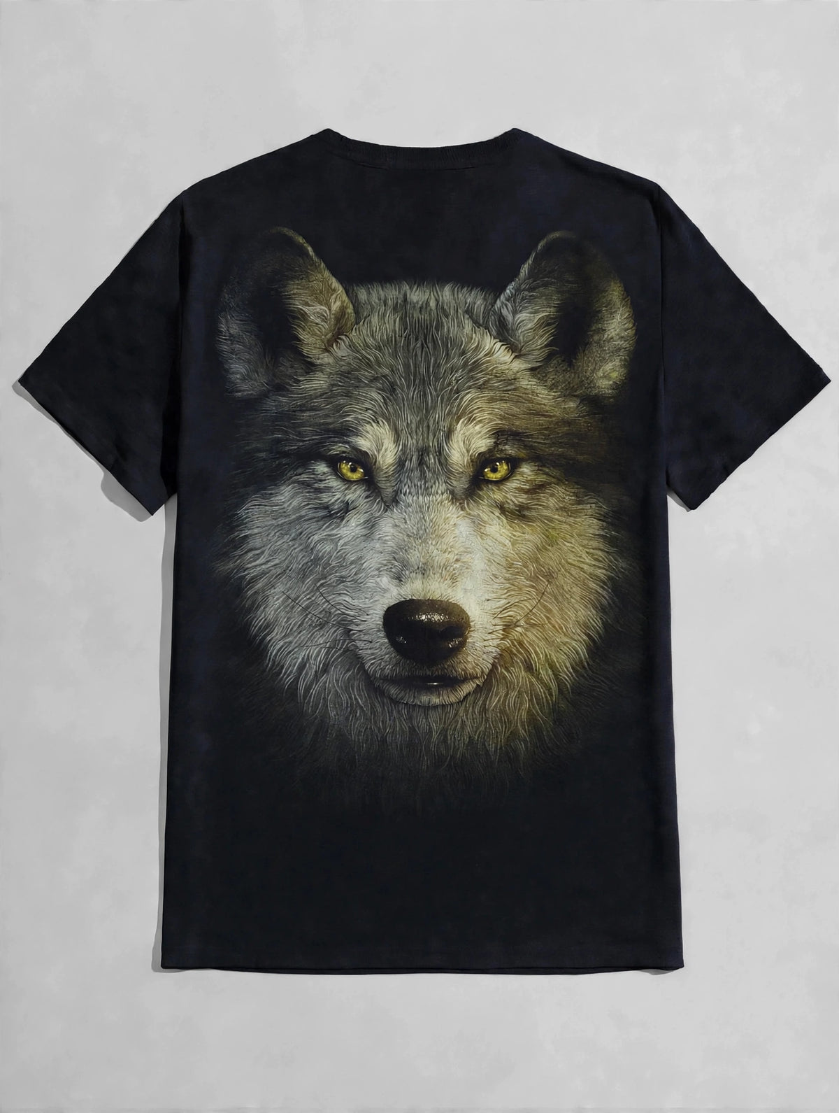Realistic Wolf Portrait Graphic Tshirt
